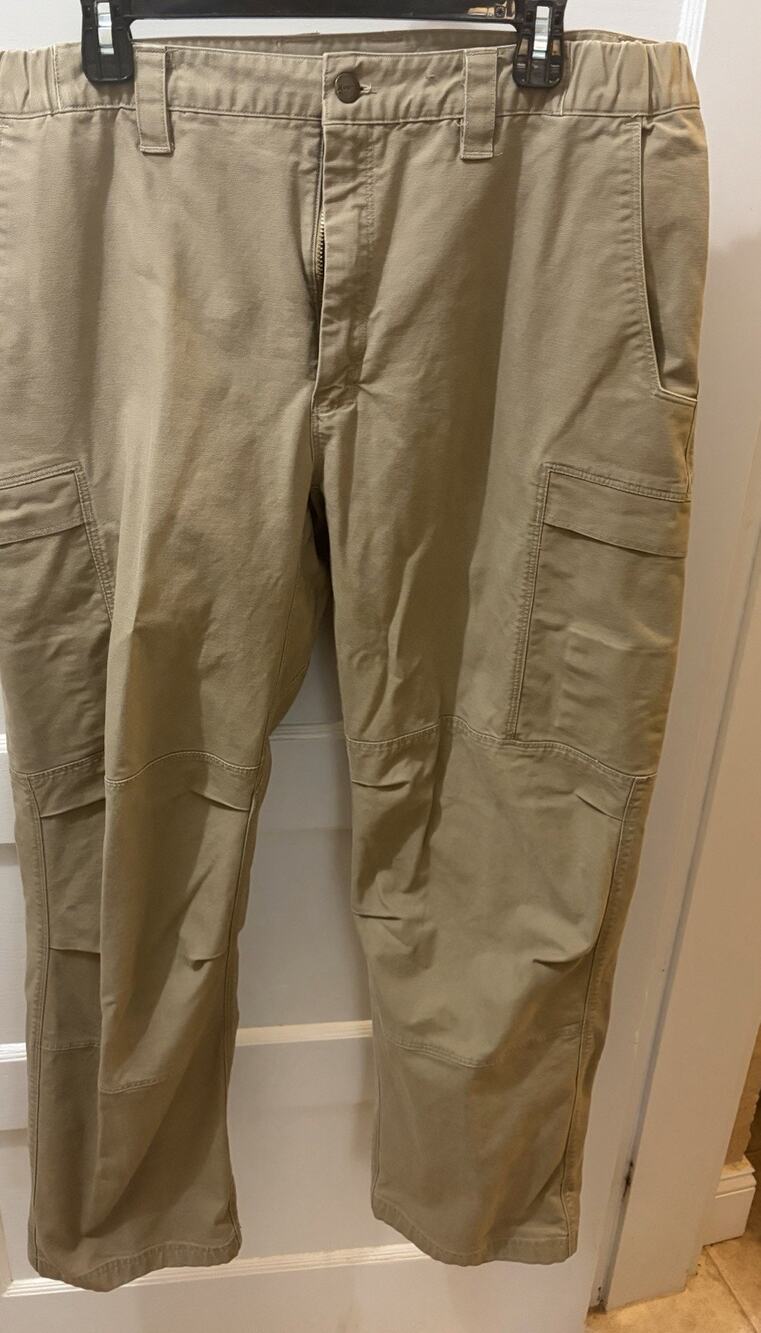 Vertx Pants Mens 38 X 32 Khaki Cargo Tactical Stretch Utility Outdoor Workwear